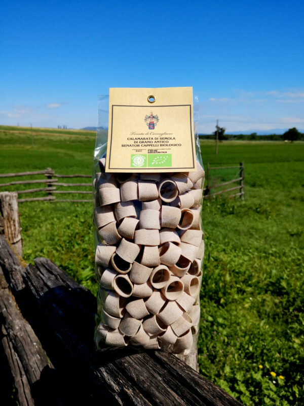 Calamarata integrale di Semola di Grano Antico Cappelli Biologica di Camugliano - Toscana